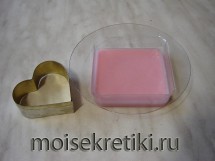 Валентинка из мыла