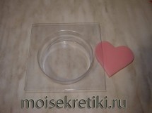 Валентинка из мыла