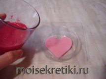 Валентинка из мыла
