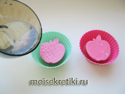 Мыло ручной работы «Кекс с яблочком»