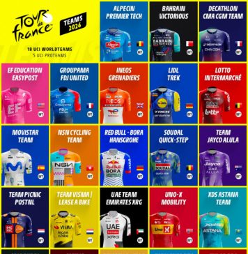 Объявлены команды, приглашённые на Тур де Франс-2026
