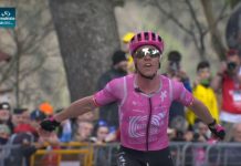 Михаэль Вальгрен выиграл 5-й этап Тиррено-Адриатико-2026 из отрыва дня