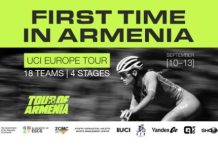 Тур Армении — новая велогонка календаря UCI пройдёт с 10 по 13 сентября